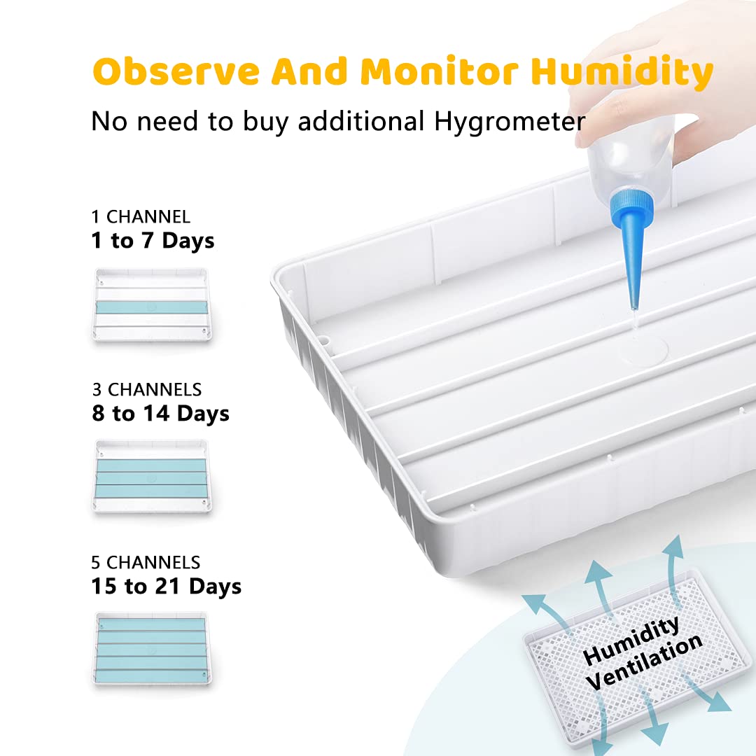 Egg Incubator Clear View, 9-35 Eggs Hatching Incubator with Automatic Egg Turner, Humidity Temperature Control, Led Candler