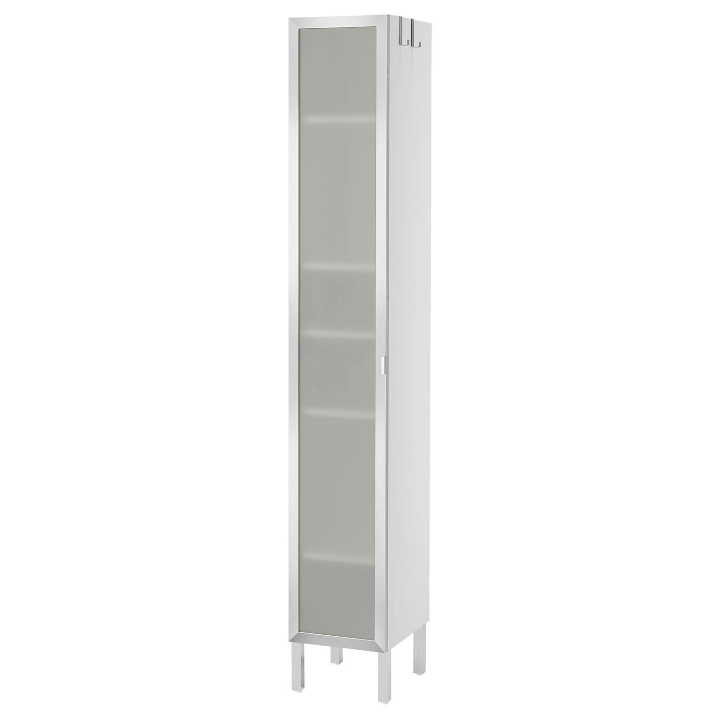 IKEA - LILL&Aring;NGEN High Cabinet 1 DOOR, Aluminum, 11 3/4x15x76 3/8