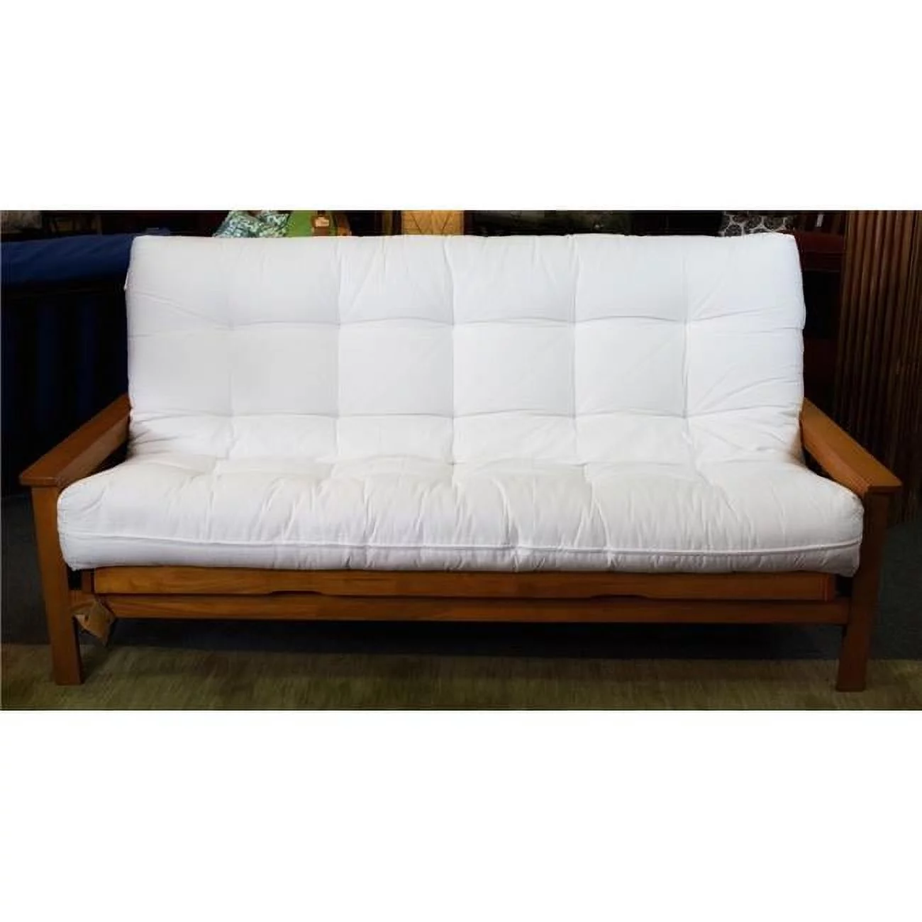 Naturally Sleeping CCF-03-Q Queen Size Deluxe with Wool Futon Mattress - Mattress Only