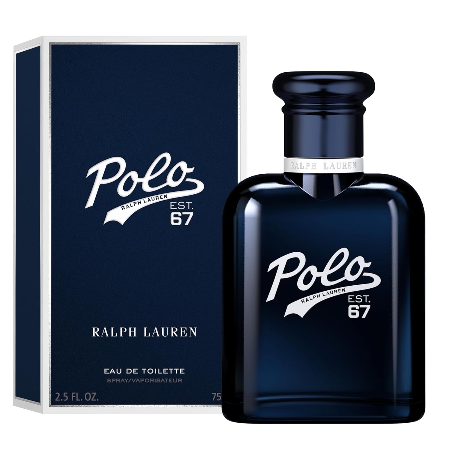 Ralph Lauren - Polo 67 - Eau de Toilette - Men's Cologne Refill Bundle - Woody & Solar Scent - With Sunflower, Bergamot, & Patchouli - Full Size
