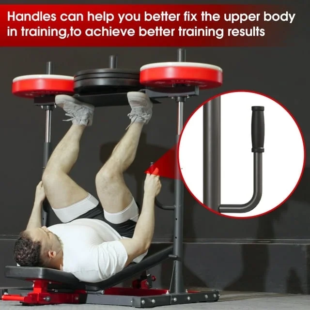 syedee Vertical Leg Press Machine, 600LBS Leg Strengthening Workout Machine with Transport Wheels and 3 Height Choice