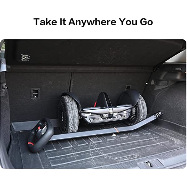 Segway Ninebot S and S-Max Smart Self-Balancing Electric Scooter with LED Light, Powerful and Portable, Compatible with Gokart kit Ninebot S, Black