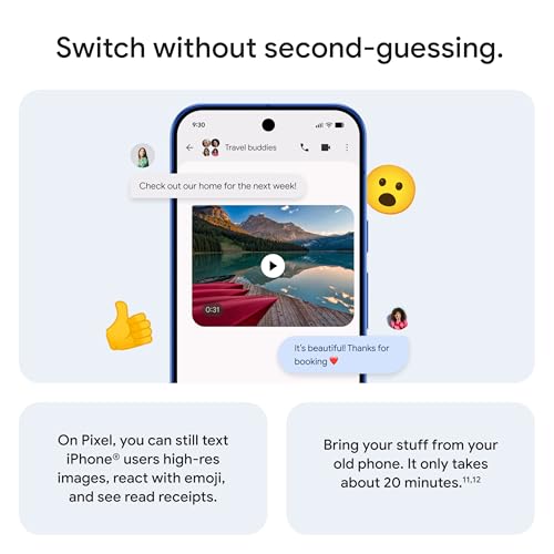 Google Pixel 10 - Lemongrass - 256 GB with $100 Amazon Gift Card