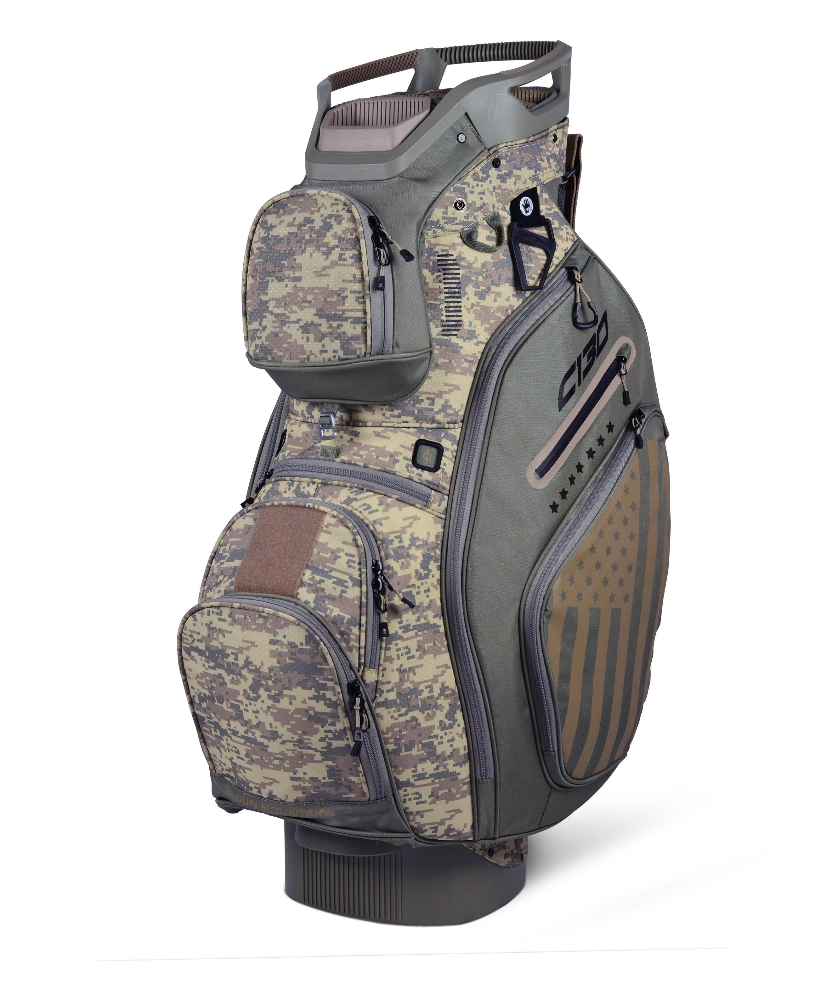Sun Mountain C-130 Cart Bag 2019 Navy/White/Red