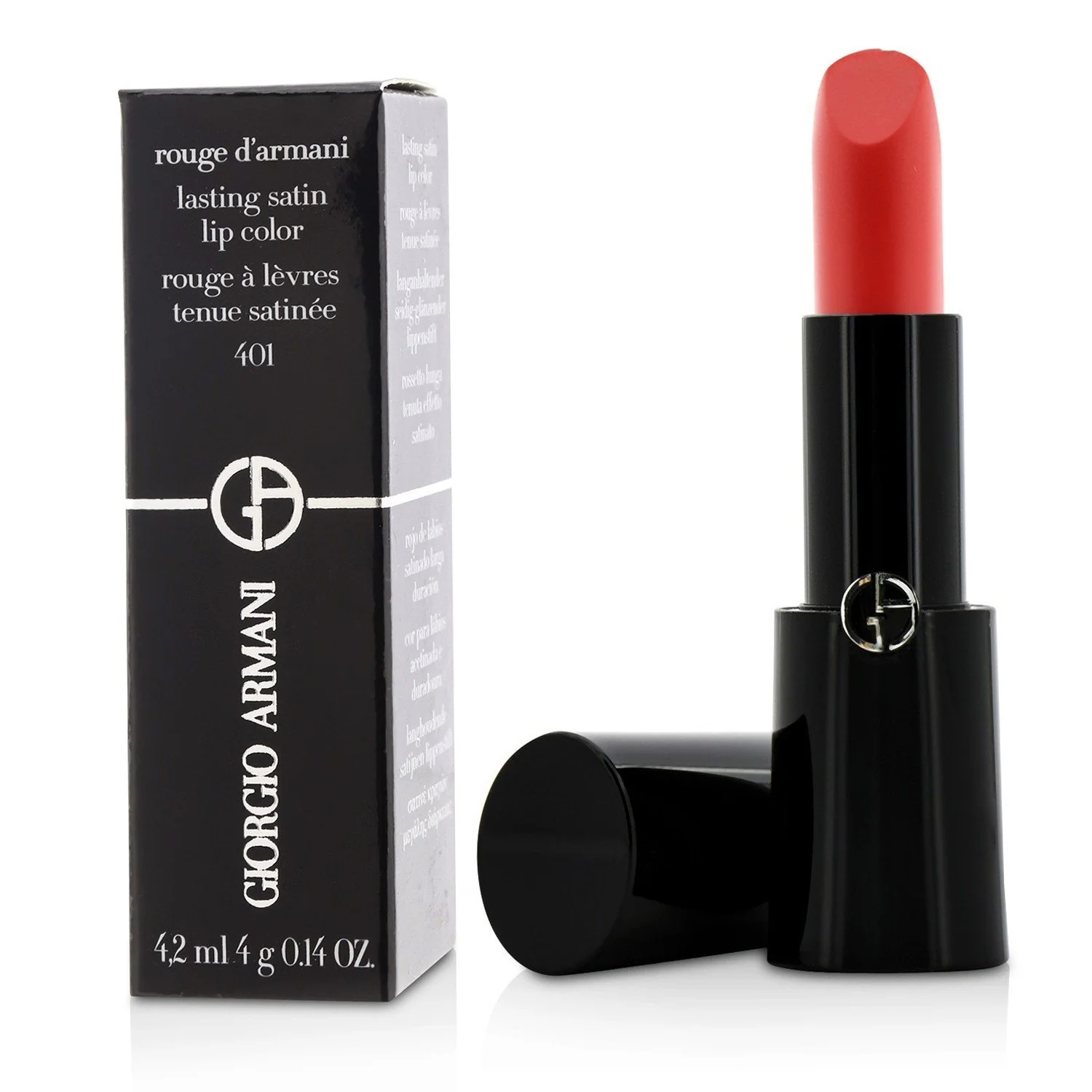 Giorgio Armani Rouge d'Armani Lasting Satin Lip Color - # 602 Night Viper  4g/0.14oz