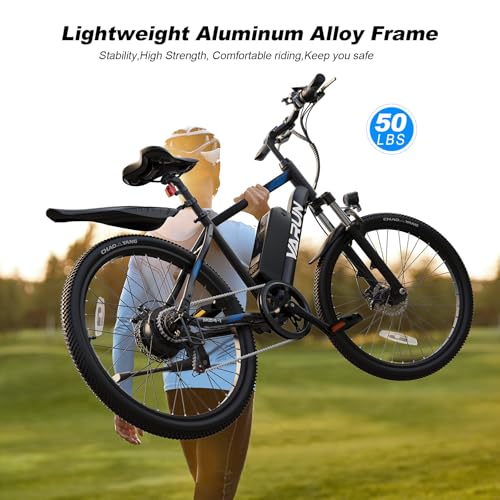 VARUN Electric Bike - Ebikes for Adults 350W (Peak 500W) 20MPH Commuter Ebike with 36V Removable Battery