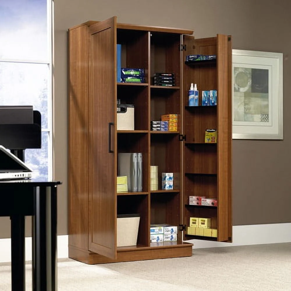 Sauder HomePlus Storage Cabinet, Soft White Finish