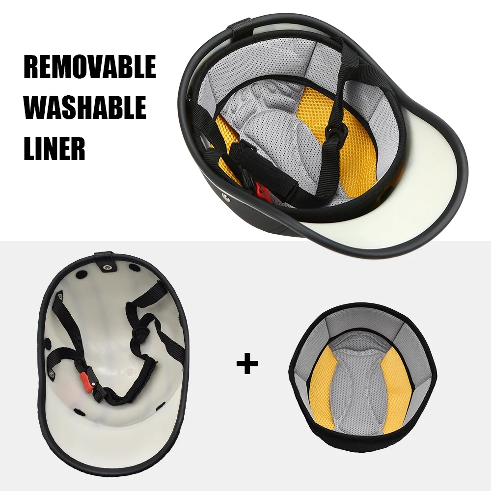 Outdoor Sports Cycling Safety Helmet Baseball Hat for Motorcycle Bike Scooter
