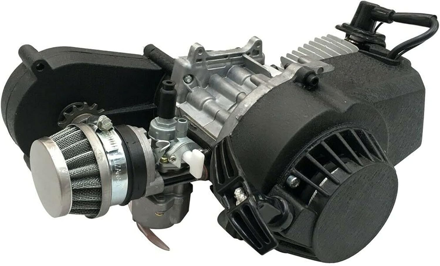 49CC 2-Stroke Engine Motor Kit - Gasoline Engine for Mini Bike, ATV, Scooter - Single Cylinder, Air Cooled