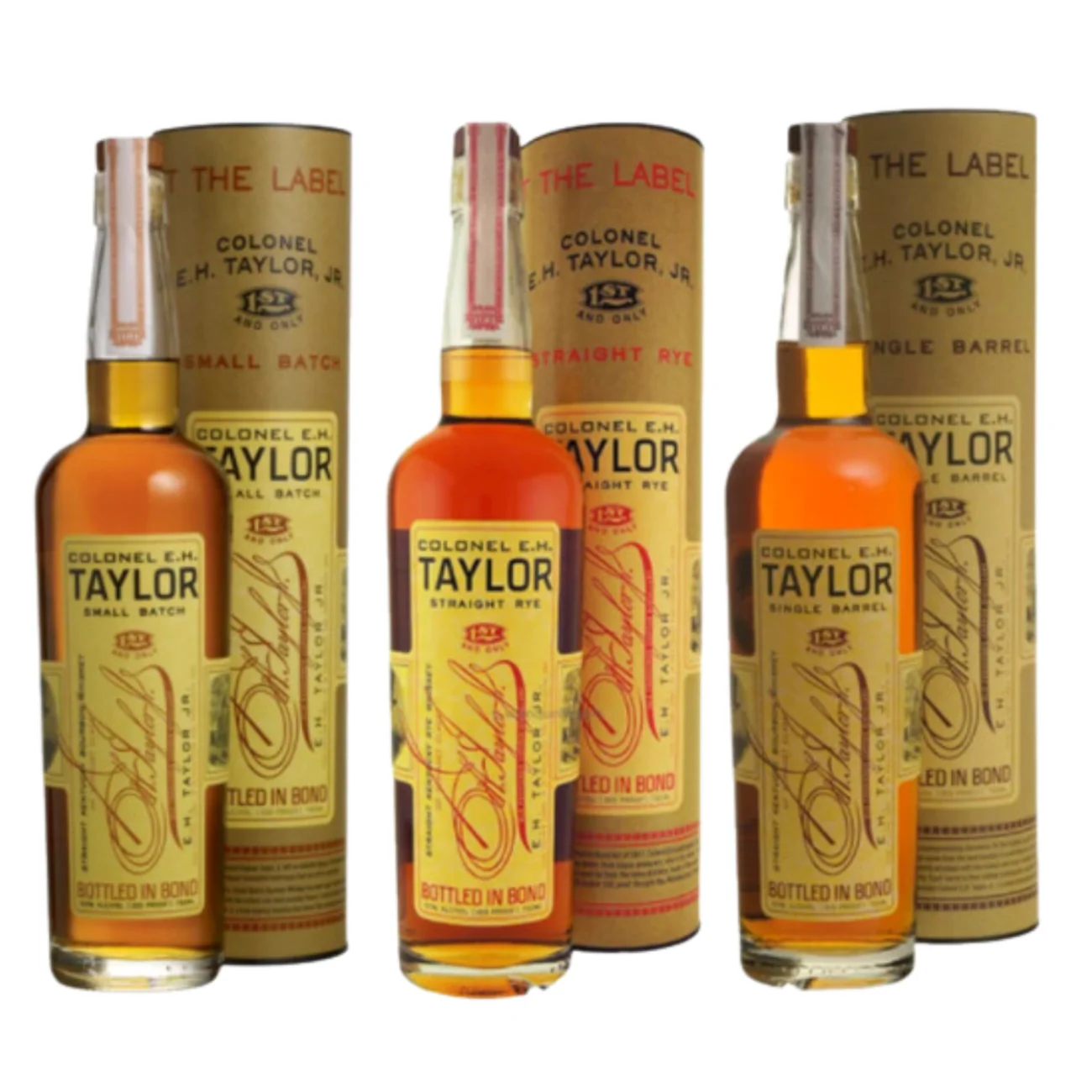 Colonel E.H. Taylor Bourbon Starter Pack Bundle (3 x 750ml) - Nestor Liquor