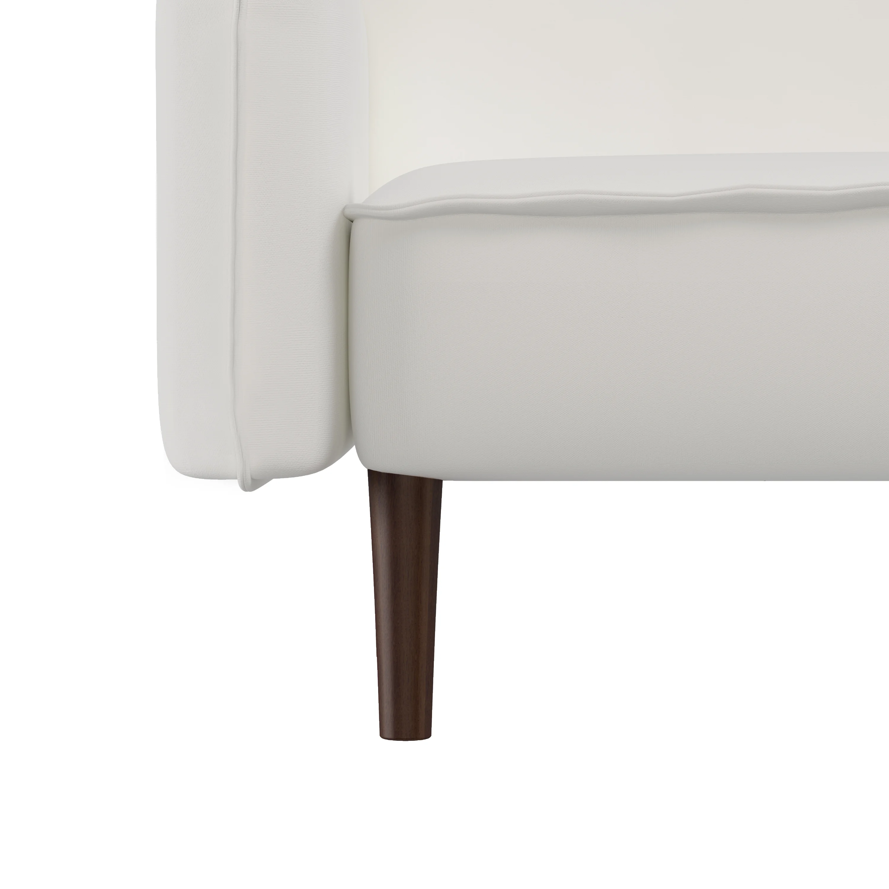 Modern 3 Seater Convertible Sofa Bed, Upholstered Folding Couch Recliner with Pillows Solid Wood Legs for Living Room Bedroom Office
