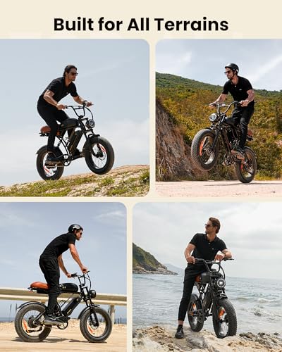 Electric Bike for Adults,Peak 1000W/1500W Motor,20/28MPH 55-150Mile ebikes for Adults with 10.4AH/13AH/26AH Battery