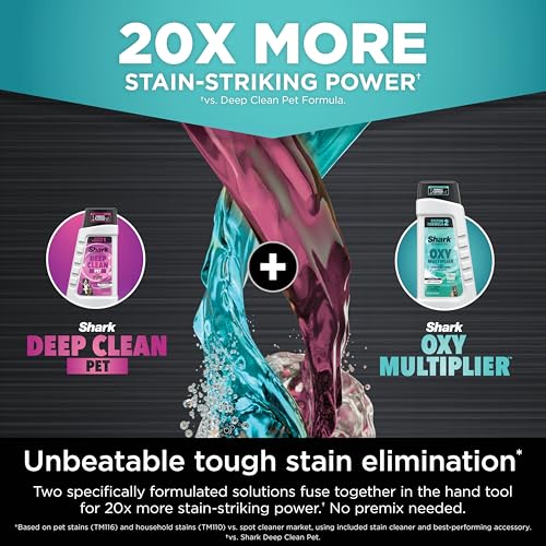 Shark StainStriker Portable Carpet Upholstery & Area Rug Cleaner, Bonus XL Tool & Full-Size Cleaning Solution, Stain & Odor Remover