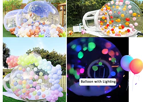 10FT Bubble House Inflatable Bubble Tent 100% PVC Tent Bubble House with Blower for Party Wedding, Clear Dome Balloon Garden Tent