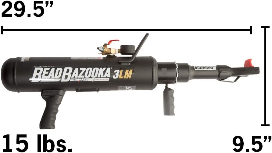 Gaither Bead Bazooka BB3LM - Professional Automotive Tools, Bead Seater Blaster Tool with MIS Lever Release