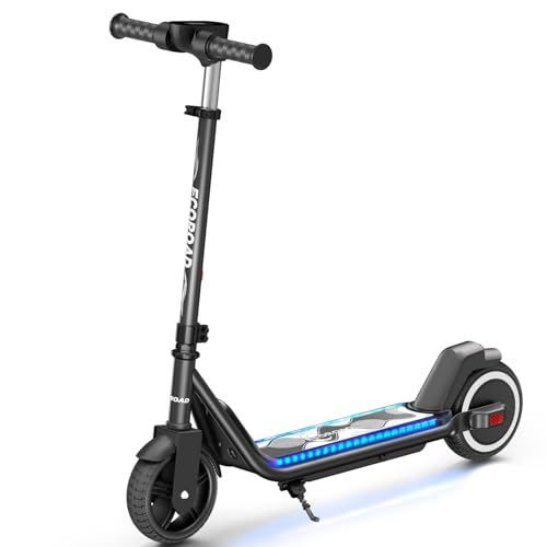 EK6 Kids Electric Scooter for 6-10, 3/6/10mph Speeds for Ultimate Comfort, Adjustable Height Electric Scooter, 150W & Dual Brake Safety