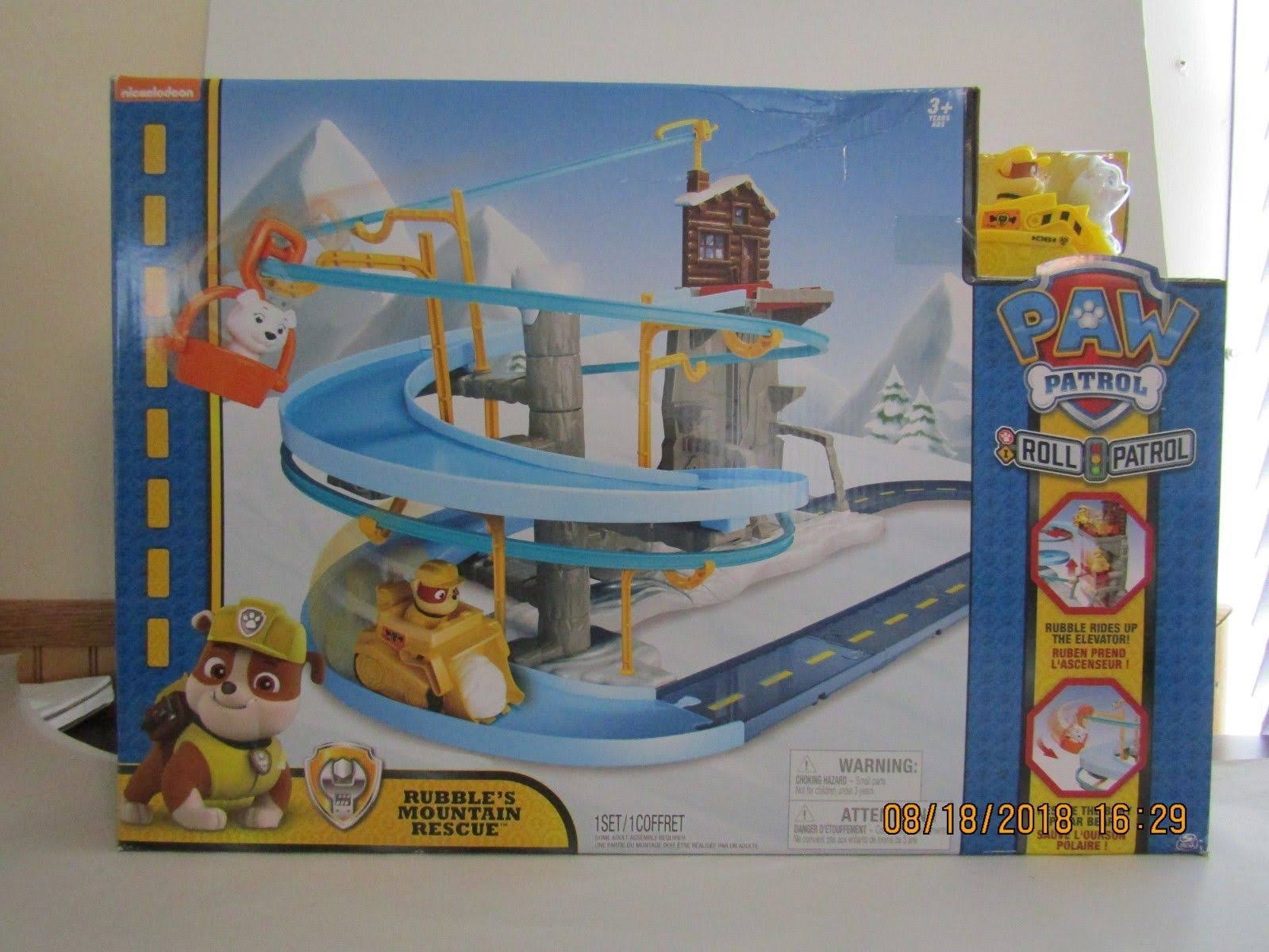 Paw Patrol Roll Patrol Rubble S Mountain Rescue Track Set