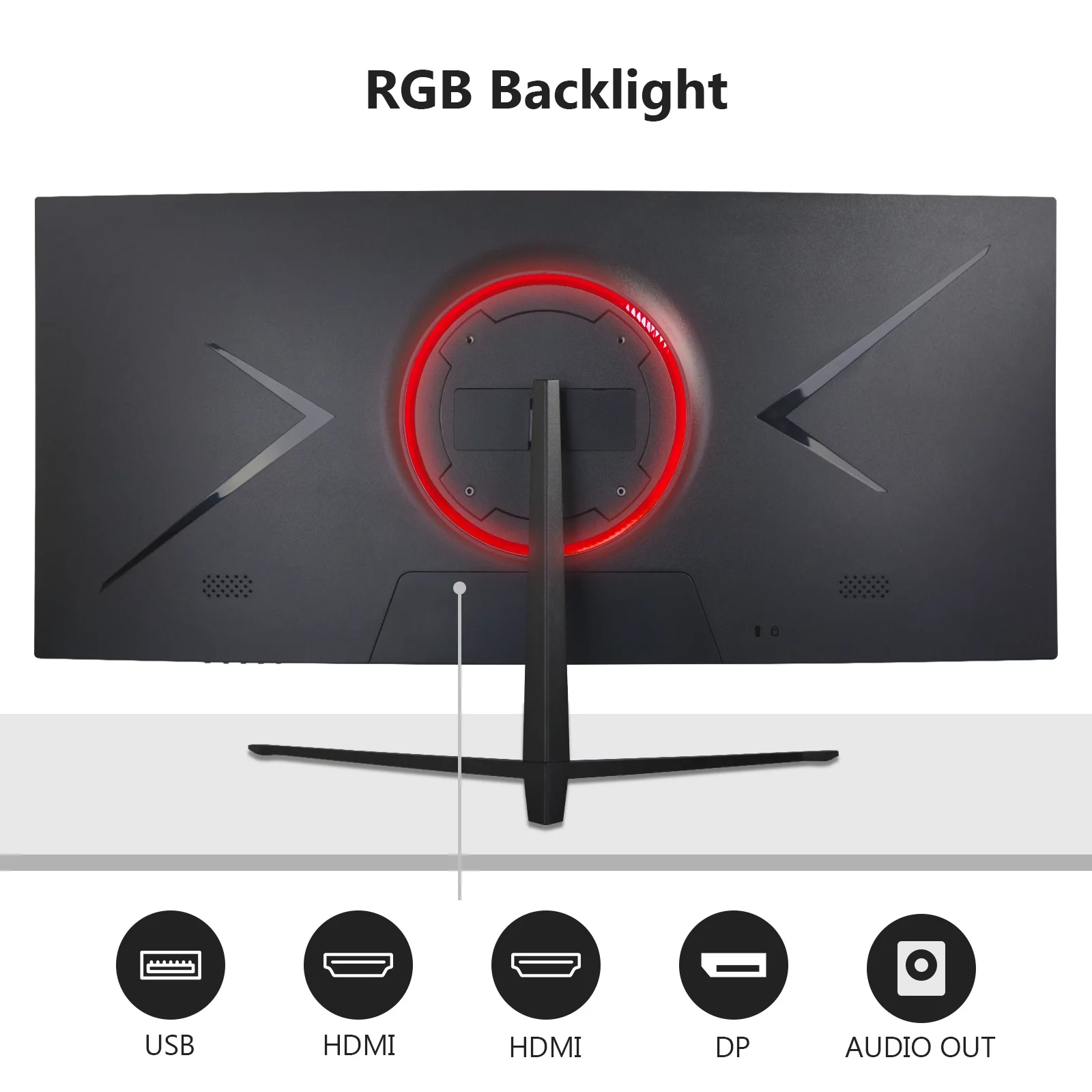 Z-EDGE UG30 30-Inch Curved Gaming Monitor 200Hz 1ms 21:9 Ultrawide 2560x1080 HDMI DP Port RGB