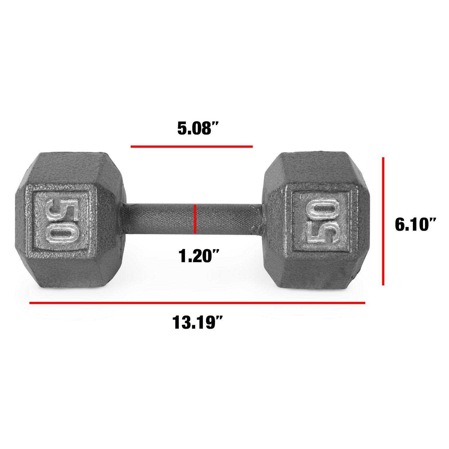 Cap Barbell Cast Iron Hex Dumbbell - Sports Supplies Online Store
