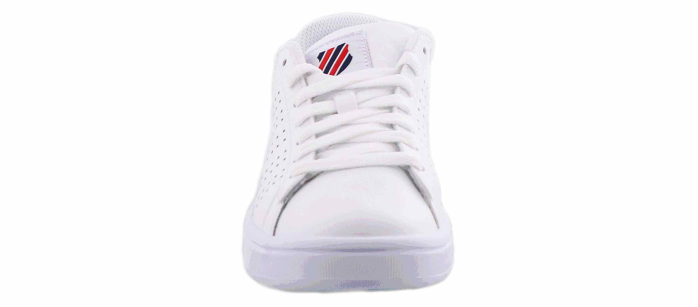 K-Swiss Court Casper Casual Shoe White in Size 6 - Curated Treasures Market