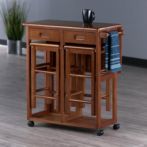 Winsome Suzanne Space Saver Set, for Kitchen, 33", Coffee