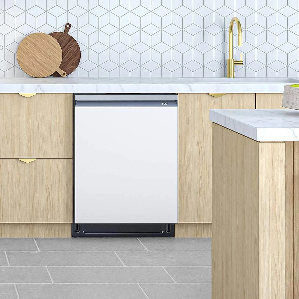 Samsung DWT24PNA12 Bespoke Dishwasher Panel - White Glass