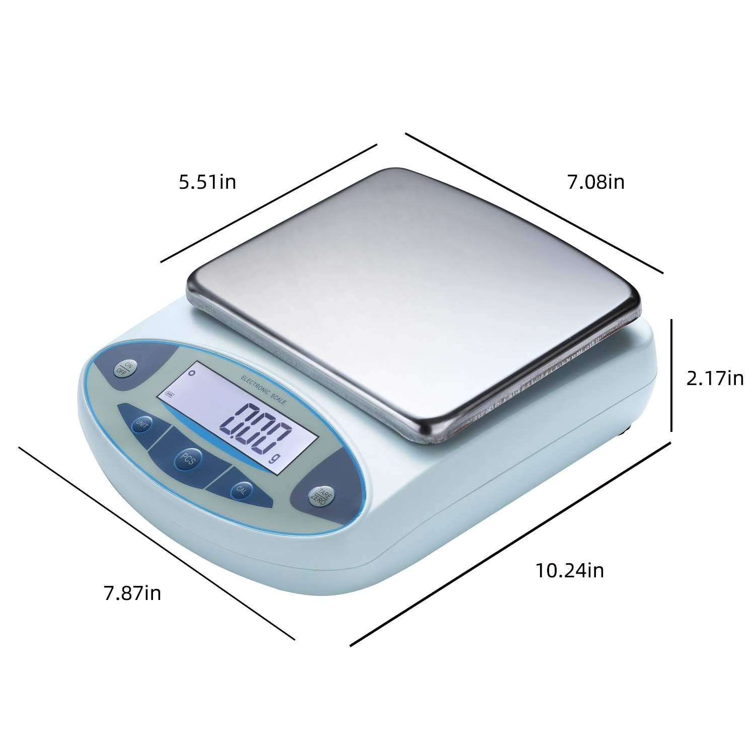 RESHY High Precision Lab Scale Digital Analytical Electronic Balance Laboratory Lab Precision Scale Scientific Scale 0.01g Accuracy 110V (1000g,0.01g)
