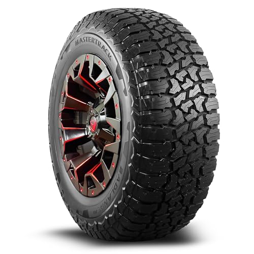 Set of 4 (FOUR) Mastertrack BADLANDS AT All Terrain LT285/70R17 10 Ply E 126S SUV Light Truck Tire + Road Hazard Warranty Included