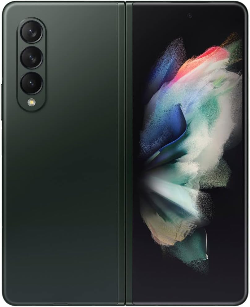 SAMSUNG Galaxy Z Fold 3 5G Factory Unlocked Android Cell Phone US Version Smartphone Tablet 2-in-1 Foldable Dual Screen Under Display Camera 256GB