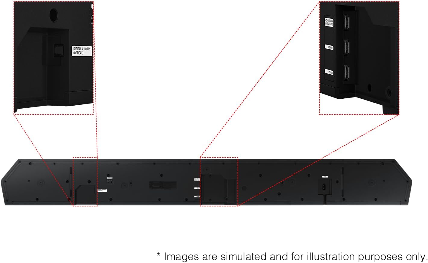 SAMSUNG Q990D 11.1.4ch Soundbar w/Rear Speaker, Wireless Dolby Atmos Audio, Q-Symphony, SpaceFit Sound Pro