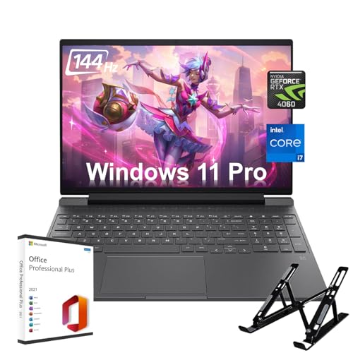 HP Victus 16.1" Gaming Laptop - Intel 16-Core i7-13700HX, FHD 144Hz Display, NVIDIA GeForce RTX 4060, 32GB DDR5, 2TB SSD, Backlit Keyboard
