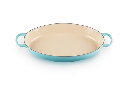 Le Creuset Enameled Cast Iron Signature Oval Baker, 3qt. Sea Salt