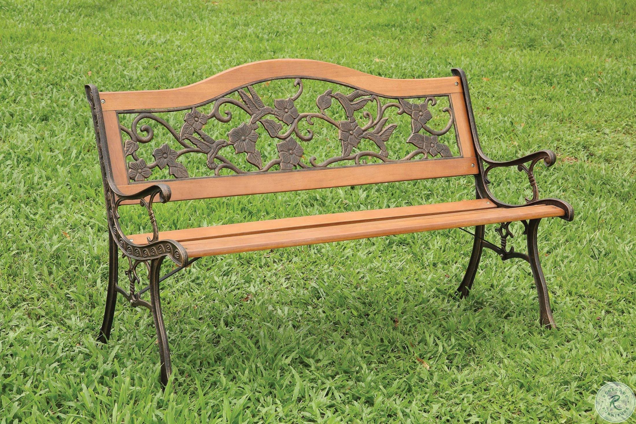 Furniture of America Alba Patio Bench