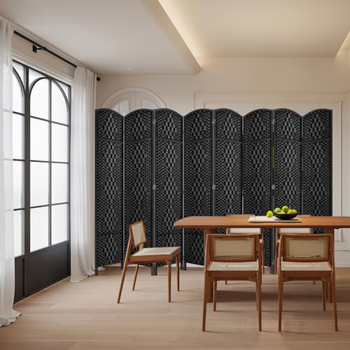 Room Divider, Room Dividers and Folding Privacy Screens, 16in Privacy Screen, 6 Panel Temporary Wall Partitions, 6ft Space Separation Panel Screen