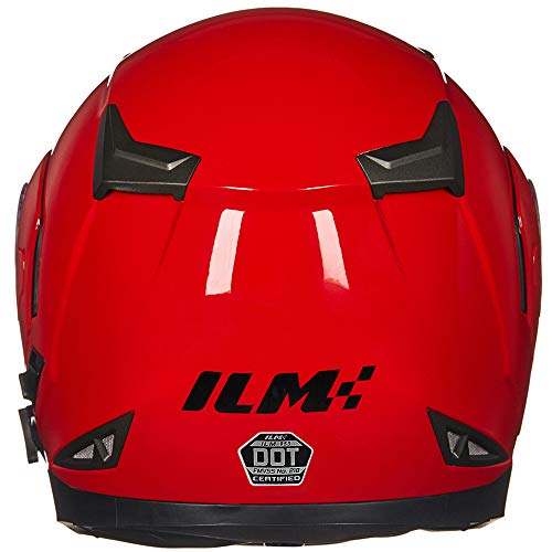 ILM Bluetooth Integrated Modular Flip up Full Face Motorcycle Helmet Sun Shield Mp3 Intercom Model 953/953 PRO