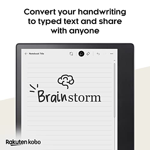 Kobo Elipsa 2E | eReader | 10.3” Glare-Free Touchscreen with ComfortLight PRO | Includes Kobo Stylus 2 | Adjustable Brightness | Wi-Fi | Carta E Ink