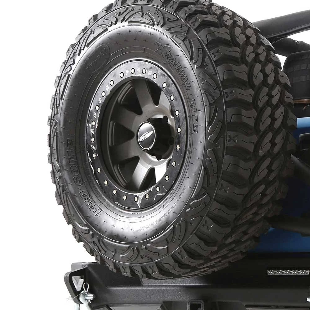 Smittybilt 76857-05 Slant Back Tire Mount Jeep Wrangler JK