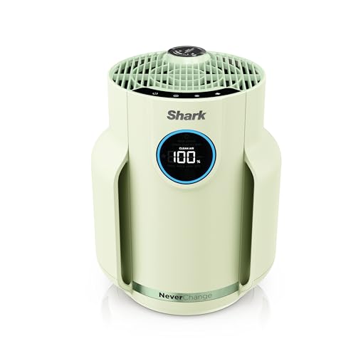Shark Air Purifiers for Home Large Room with NeverChange Air Filter, 5 Year HEPA Filter, Covers 650 Sq. ft