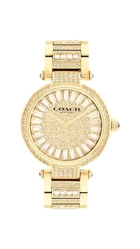 Coach Cary Watch for Women - 2H Quartz Bracelet Watch with Crystals on The Dial - Water Resistant 3 ATM/30 Meters - Gift for Her - Timeless Elegance