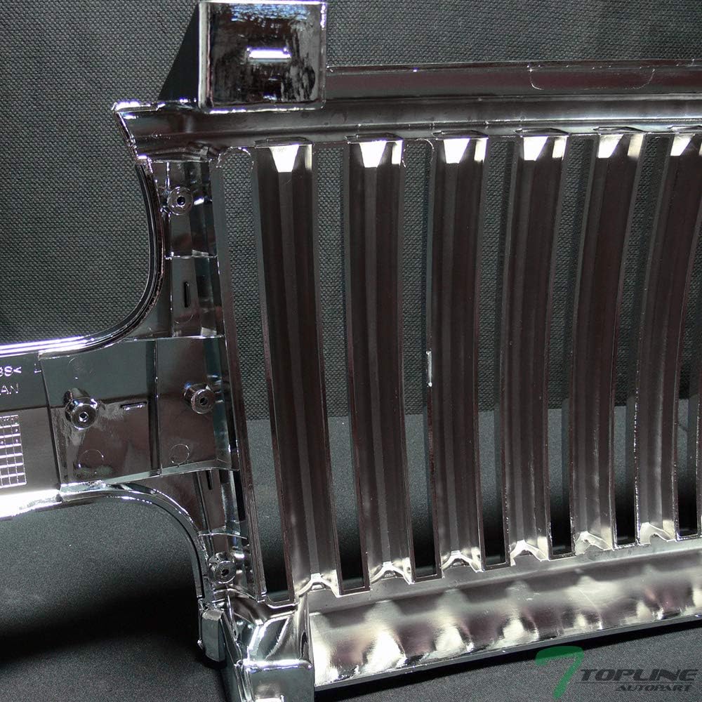 TLAPS 7422448331325 For 1999-2002 Chevy Silverado 1500 2500/2000-2006 Tahoe Suburban Chrome Vertical Front Grille