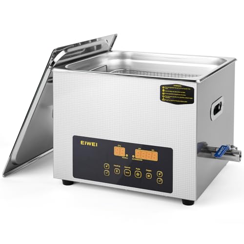 3L Ultrasonic Cleaner Dual-Frequency Professional Digital Stainless Steel Cleaning Machine with Heater Timer for Carburetor, Parts, Circuit Board