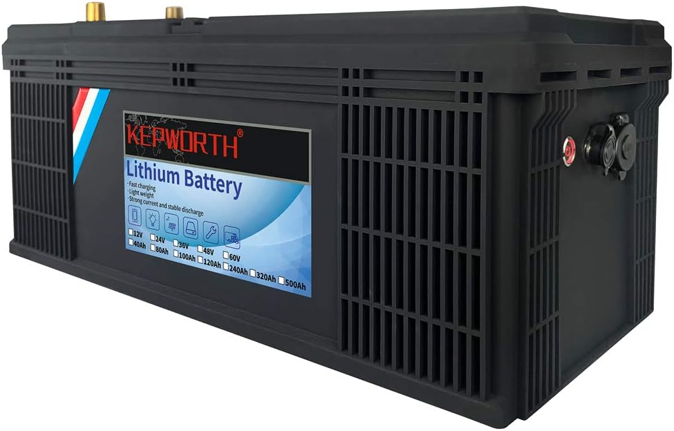 12V 200Ah Lithium LiFePO4 Battery Deep Cycle Lithium iron phosphate Rechargeable Battery Built-in BMS, Perfect for RV,Solar,Camping,Backup Power