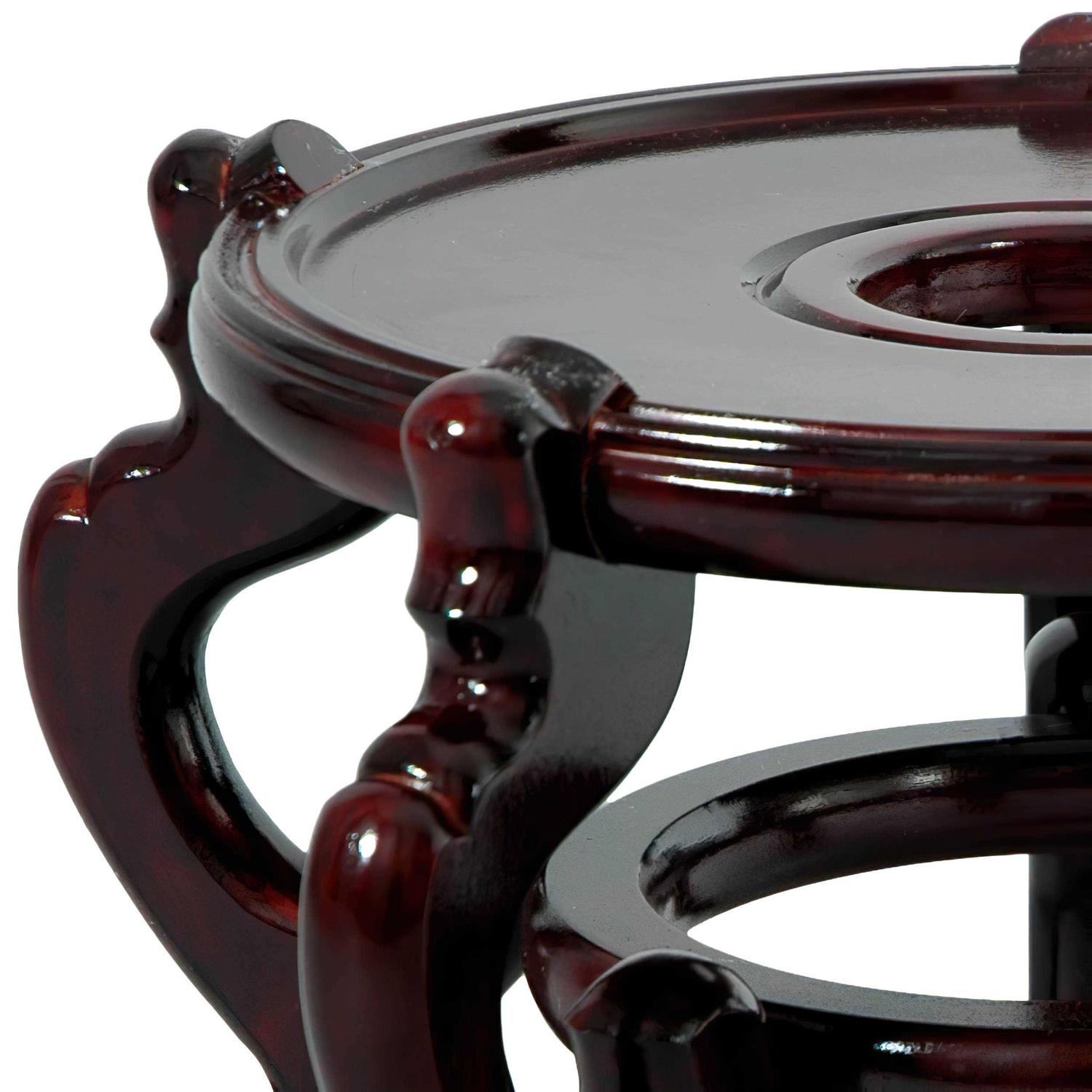 Oriental Furniture Rosewood Fishbowl Stand - Pet Supplies online store