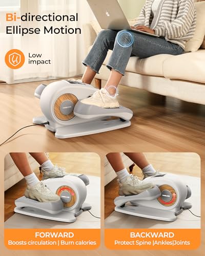 YOSUDA Under Desk Elliptical Electric,Ellipse Leg Exerciser for Seniors