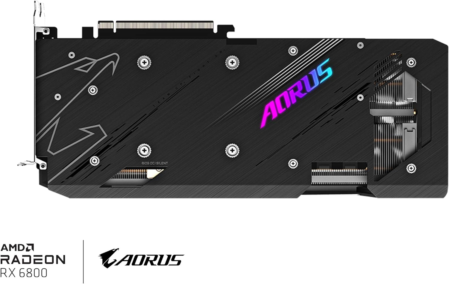 AORUS Radeon RX 6800 Master 16G Graphics Card, MAX-Covered Cooling, 16GB 256-bit GDDR6, GV-R68AORUS M-16GD Video Card