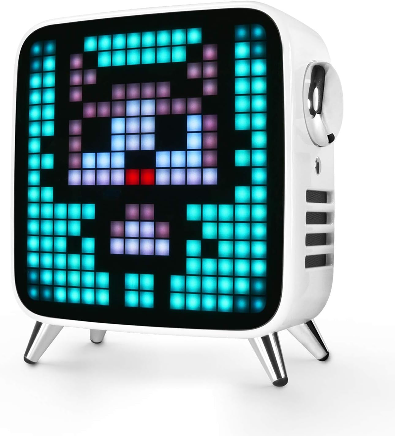Divoom Tivoo Max Smart Portable Bluetooth LED Speaker with APP-Controlled Pixel Art Animation, Notification and Build- in Clock/Alarm