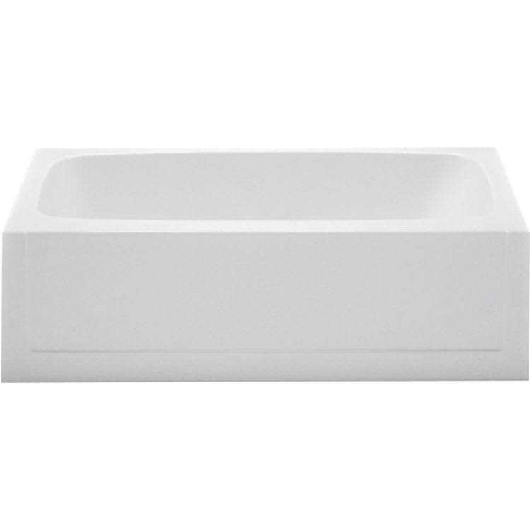 Aquatic 254027r Three Wall Alcove Fiberglass Soaking Tub - Shop Hardware Tools Online Store