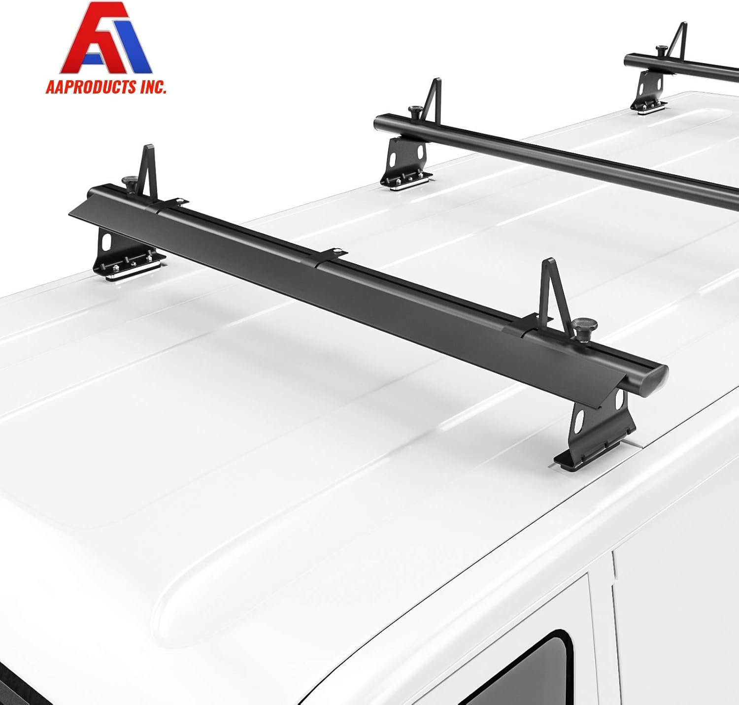 AA-Racks Aluminum 69" Ladder Rack Wind Deflector,Van Rack Accessory for Model AX302 Series Black