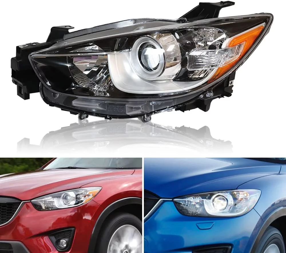 DENEST Halogen Headlight, for 2013 2014 2015 2016 Cx-5 Mazda Headlight 114-59825L Ma2518146 (Driver Side) - Curated Treasures Market