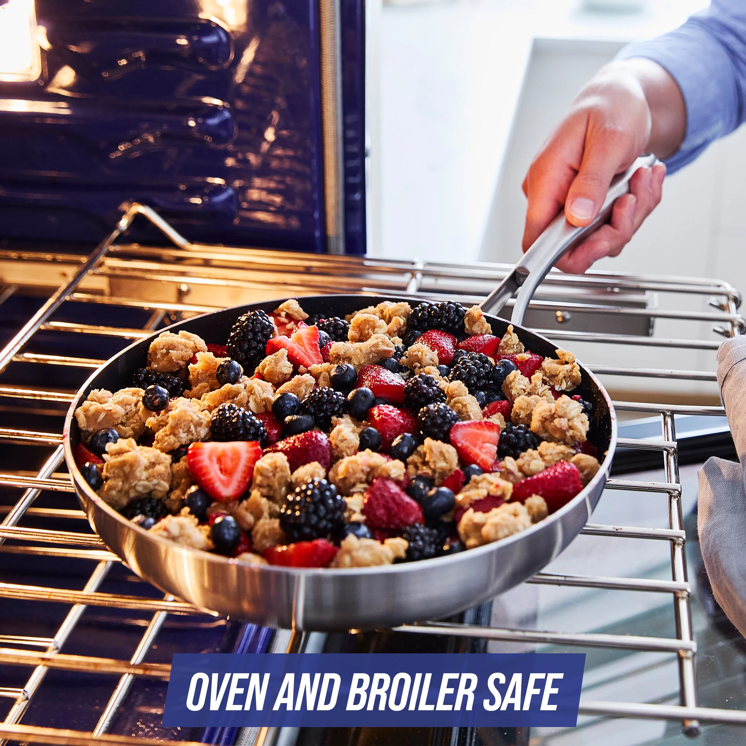 Blue Diamond HD Stainless Steel Clad Pro 10pc Cookware Set